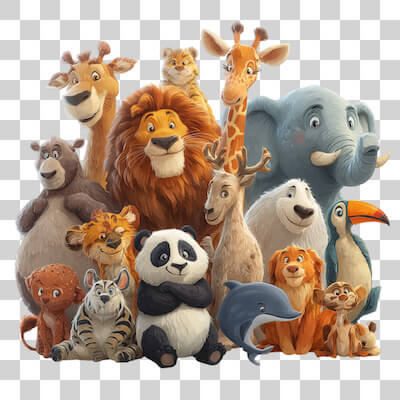 Animals Clipart PNG For Free Download with Transparent Background